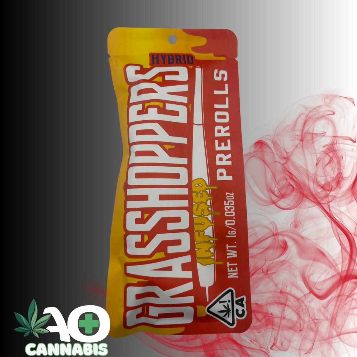 Grasshopper: 1g Infused Preroll - Hybrid