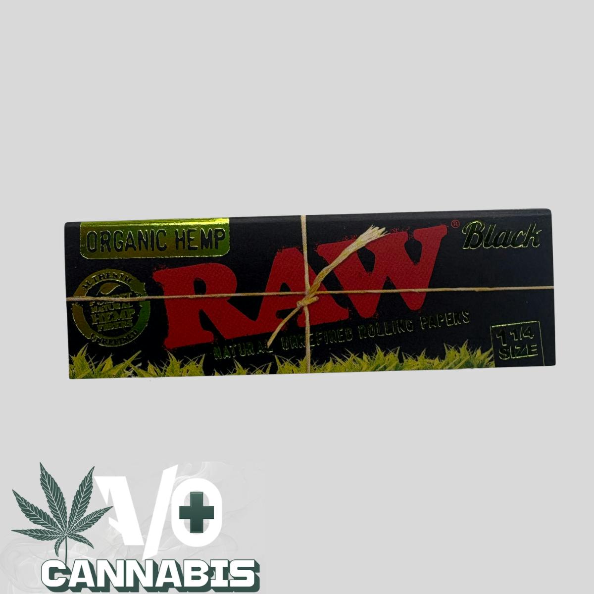 Raw Papers Black Organic Hemp