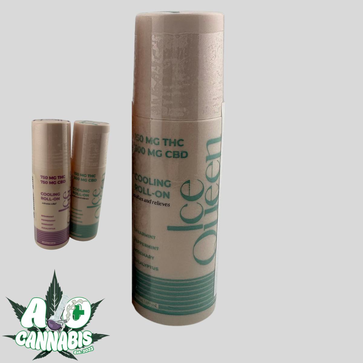 Hello Gorgeous | 150mg THC/ 300mg CBD Roll On - Icy Mint