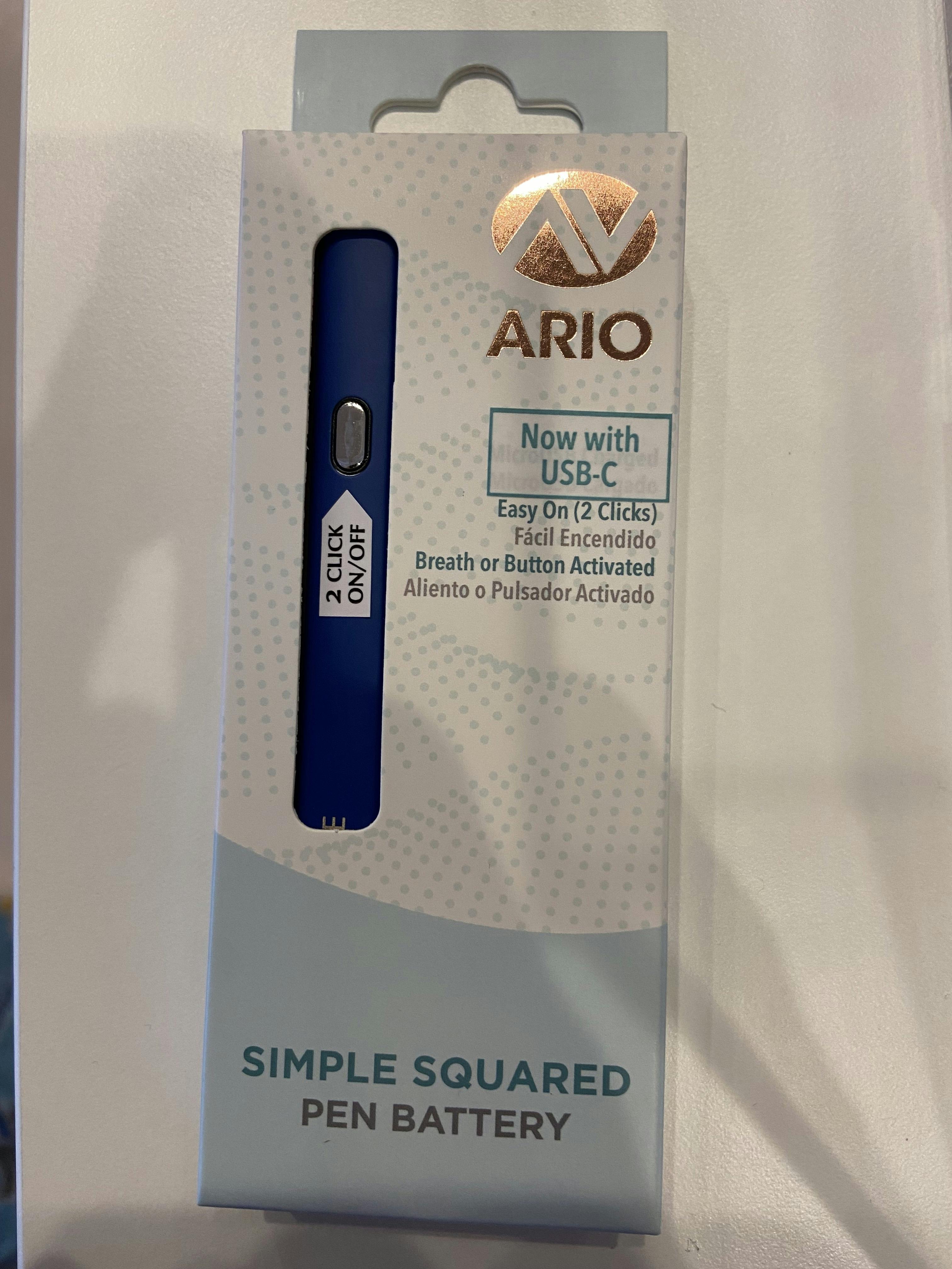 ARIO SQUARED: 510 Vape Battery