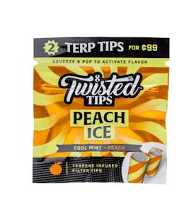 Peach Ice Terp Tips by Twisted Hemps (2 pk)