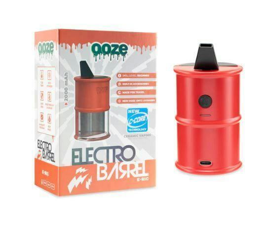 Ruby Red Electro Barrel E-Rig by Ooze | Vaporizer