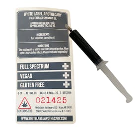 1 Gram RSO Syringe