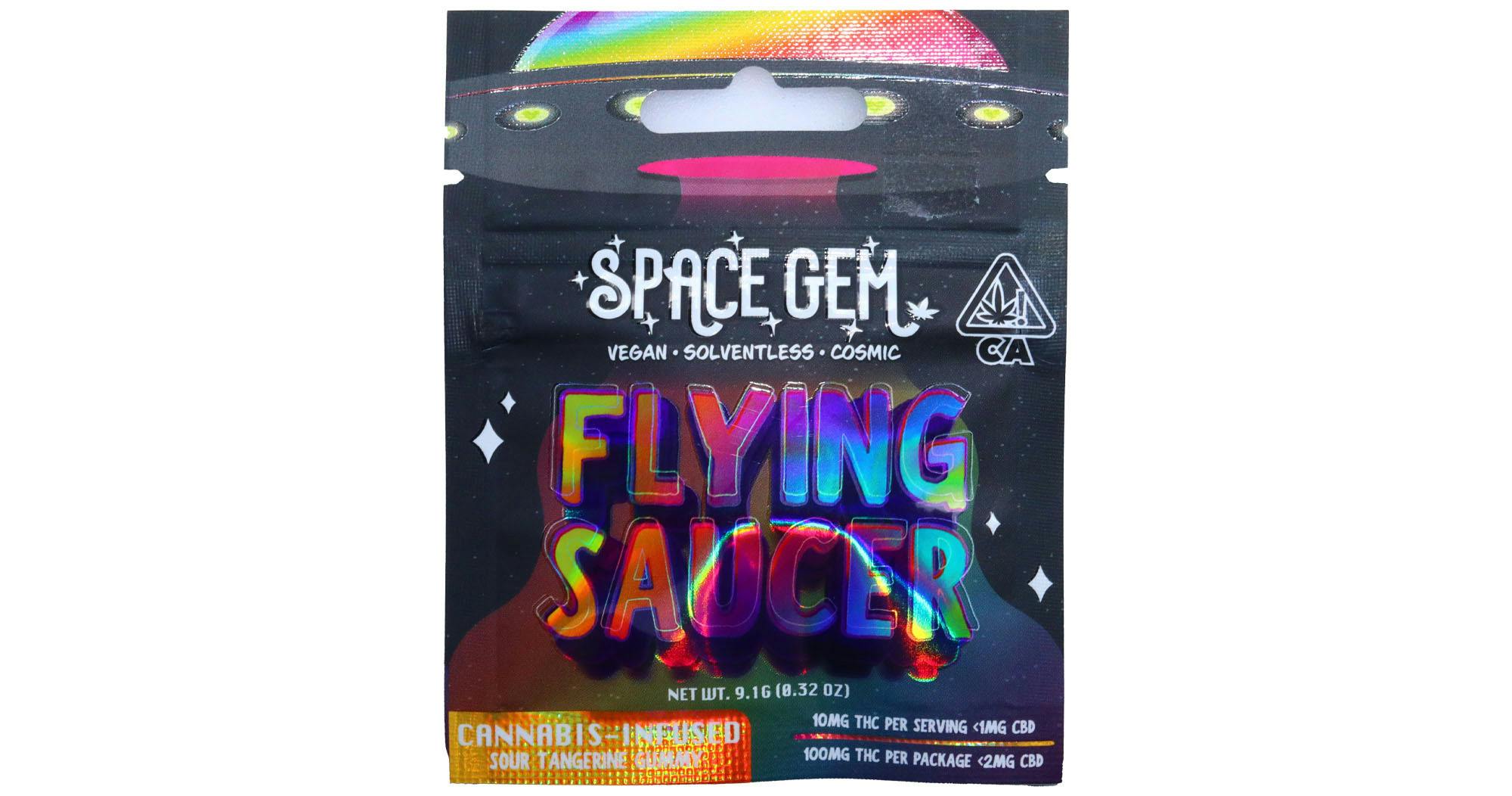 Flying Saucer - Sour Tangerine - 100mg THC