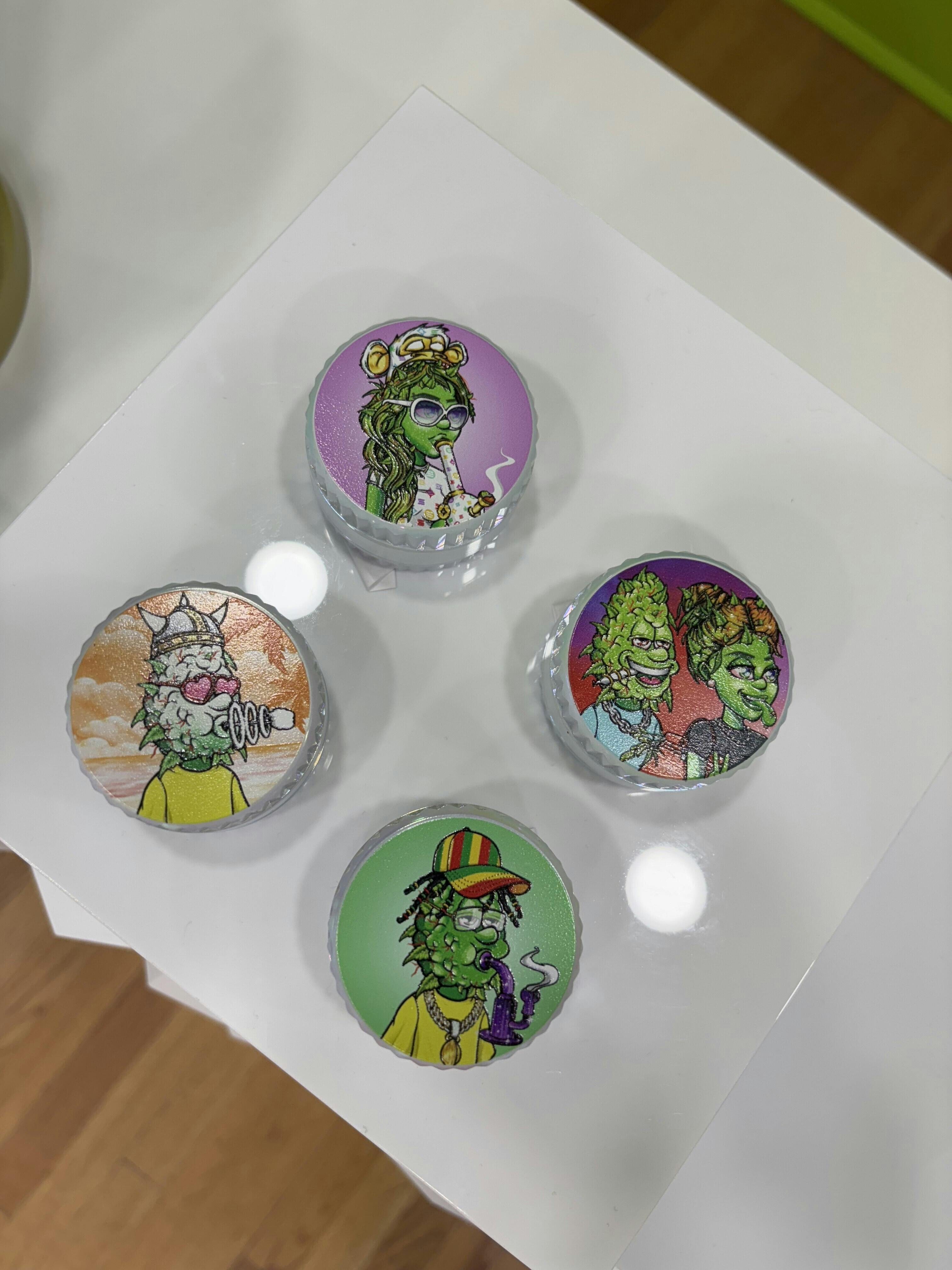 Grinder Metal White