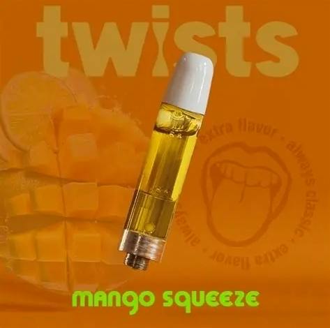 Oil Twist 1000mg Cartridge Mango Squeeze