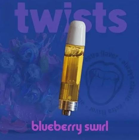 Oil Twist 1000mg Cartridge Blueberry Swirl