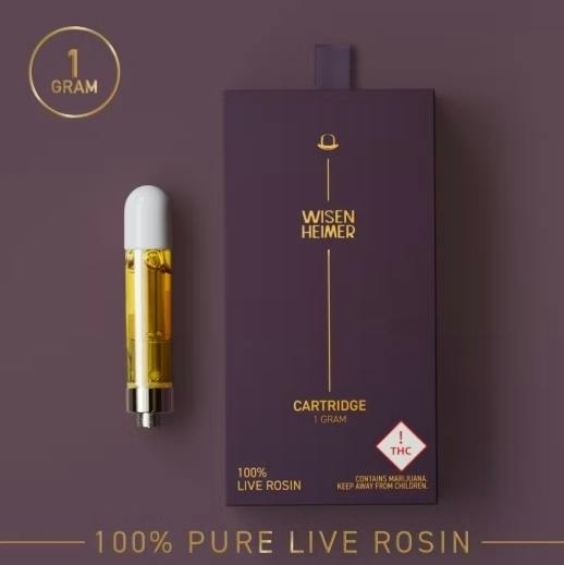 Cartridge 1000mg Rosin Wisenheimer Gelato Cake cannabis product