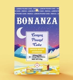 Bonanza Gummy Lemon Pound Cake cannabis product