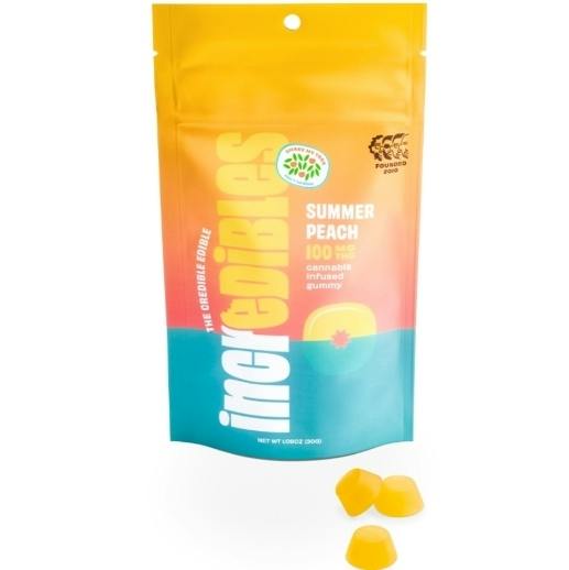 Incredibles Gummy Summer peach cannabis product
