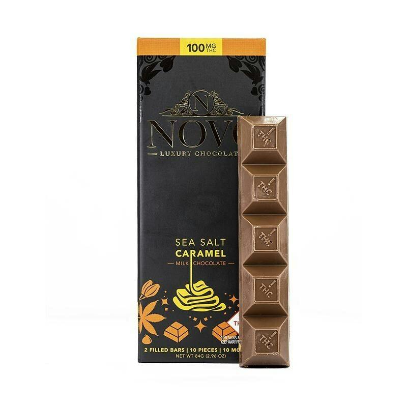 Nove Chocolate Seal Salt Caramel Milk cannabis product