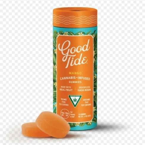 Good Tide Gummy Rosin Mango Indica cannabis product