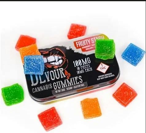 Devour Gummy Fruit Stash Flavors cannabis product