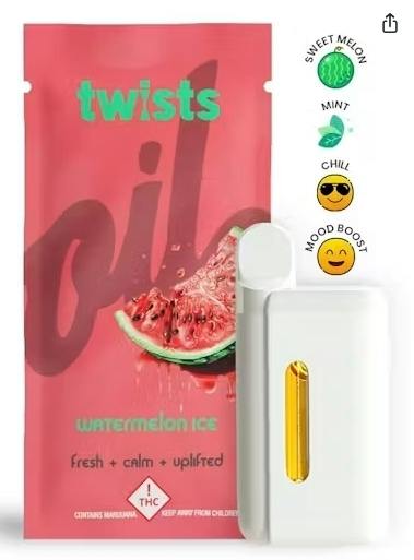 Disposable 4000mg Oil Twist Watermelon Ice