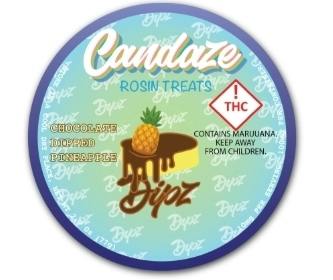Candaze Rosin Gummy Chocolate Pineapple cannabis product