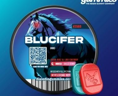 Dialed In Gummies Blucifer cannabis product