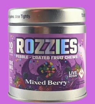 Rozzies Rosin Chews Mix Berry cannabis product