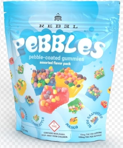 Pebbles Gummy Hybrid cannabis product