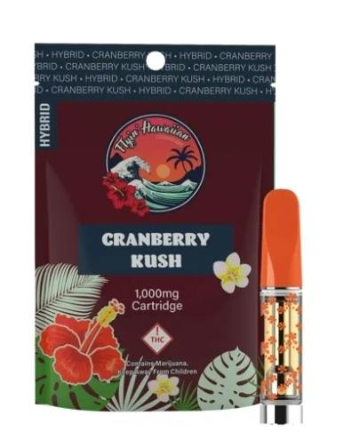 Flyin Hawaiian 1000mg Cart Cranberry Kush cannabis product