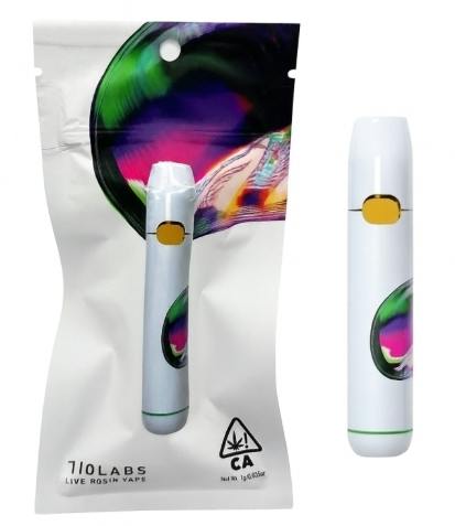 710 Labs Disposable Vape Rosin 1000mg GG#4/Rick James cannabis product