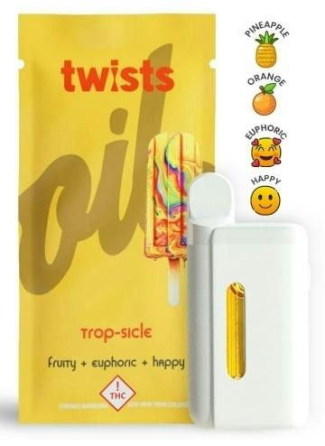 Disposable 4000mg Oil Twist Tropsicle cannabis product
