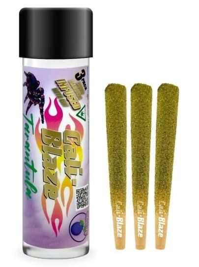Cali Blaze Tarantula 3 gram (3pk) Infused Joints Blueberry