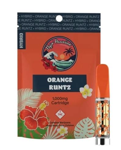 Flyin Hawaiian 1000mg Cart Orange Runtz cannabis product
