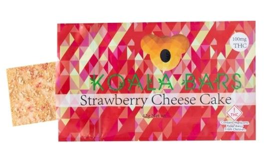 Koala Bar Strawberry Cheesecake