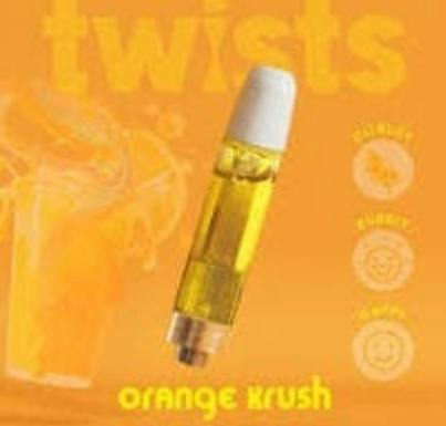Oil Twist 1000mg Cartridge Orange Kush