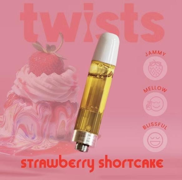 Oil Twist 1000mg Cartridge Strawberry Shortcake