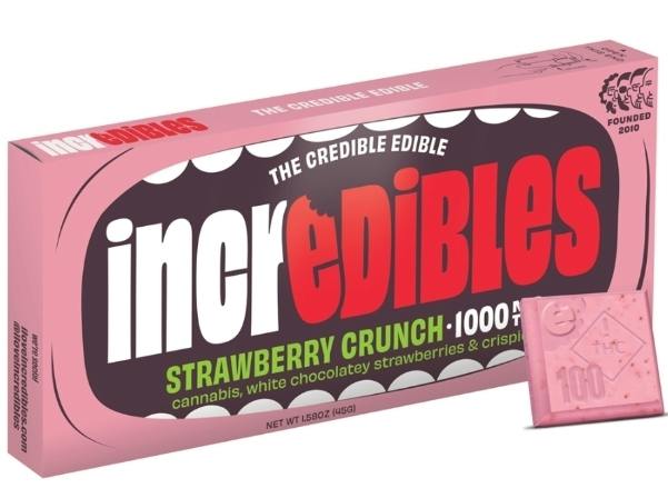 incredibles - Strawberry Crunch - Chocolate -100mg