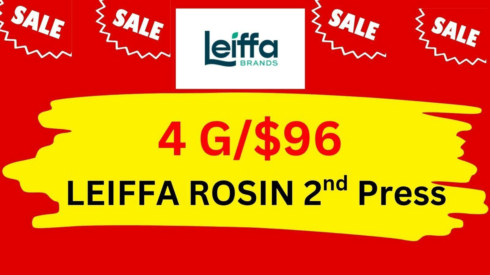 Leiffa Rosin Dulce de Uva (2nd Press) 4 Grams/$96