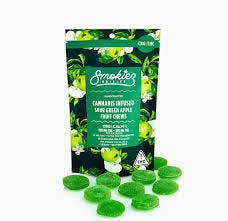 Smokiez Gummy Sour Green Apple 1:1
