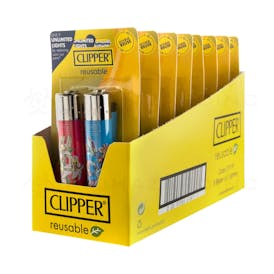 Clipper- 2pk Refillable Lighters (Various Designs)