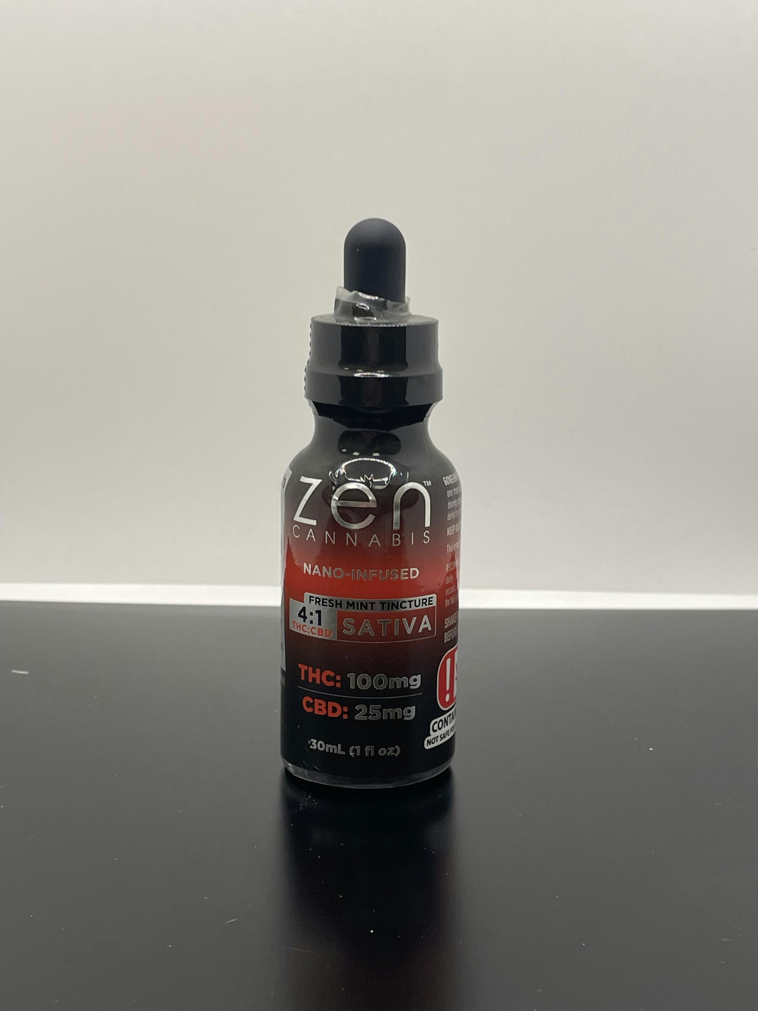 Zen - Tincture - Sativa Fresh Mint 4:1