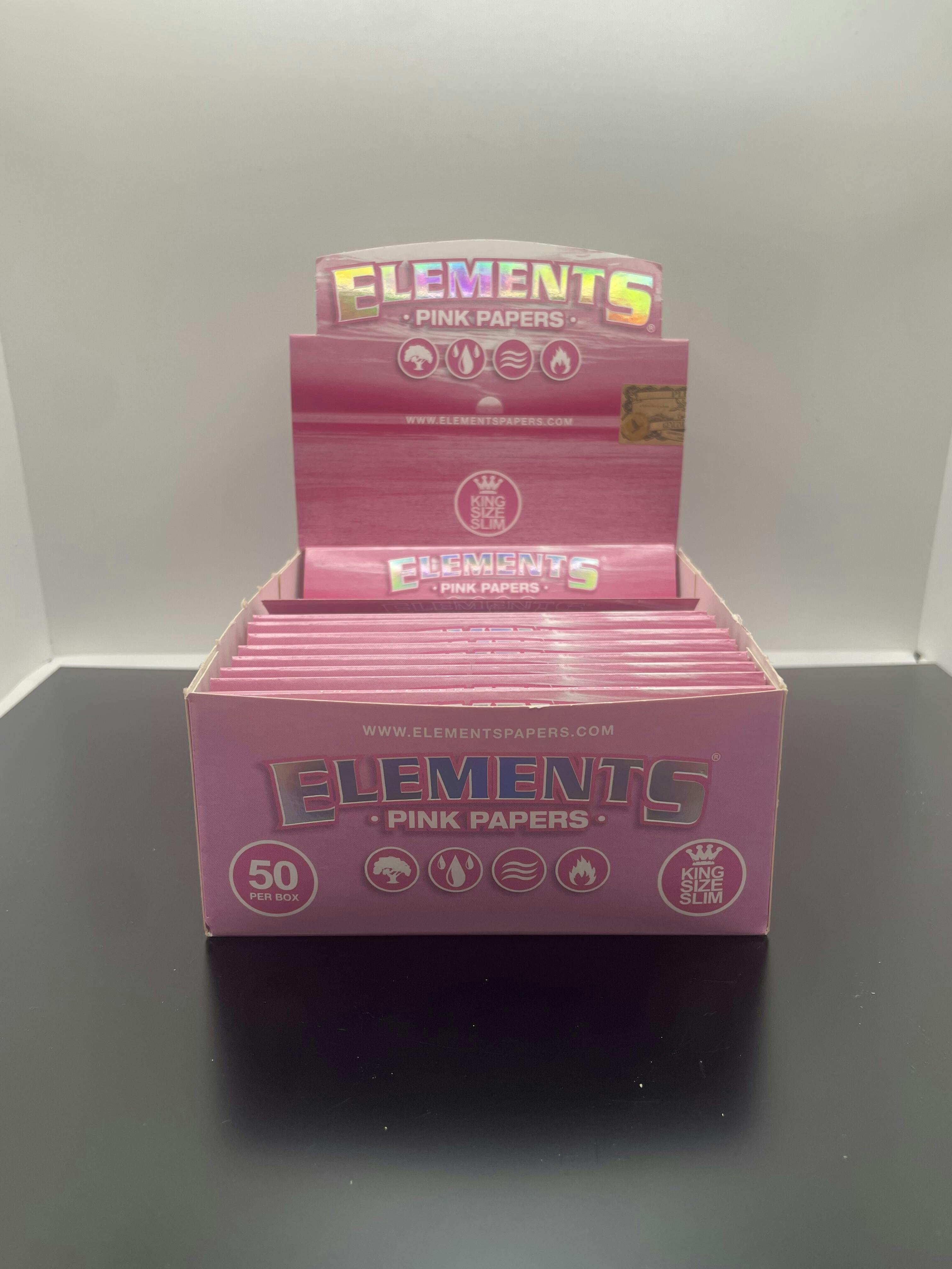 Elements - Pink Papers King Size Slim | Accessories