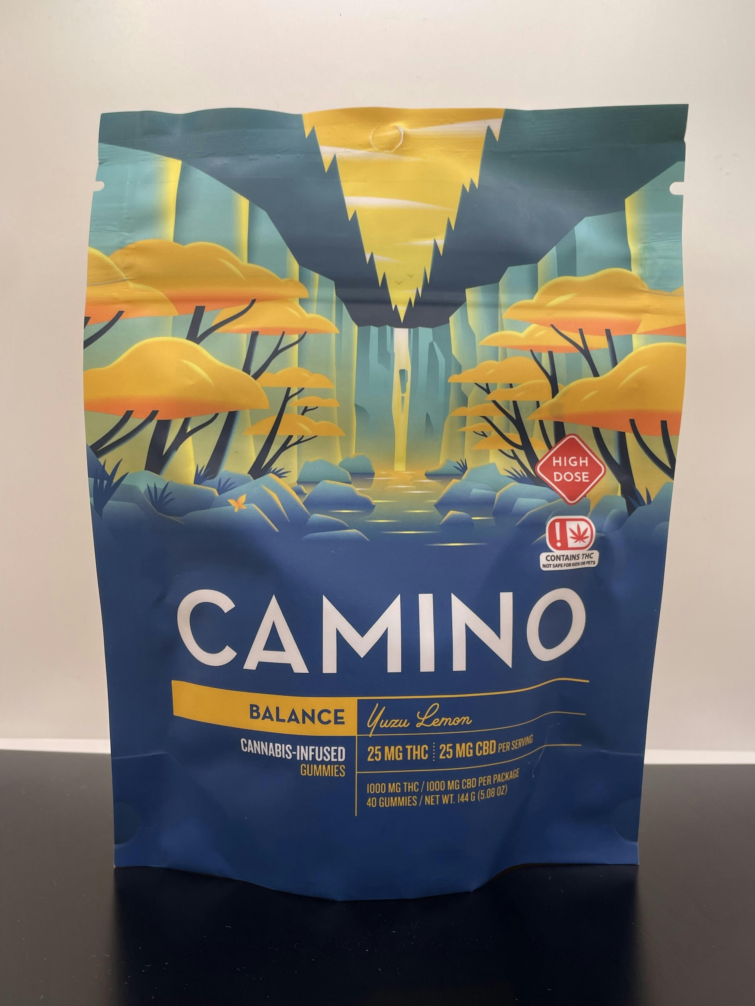 Balance | Yuzu Lemon THC:CBD 1:1 Gummies | 1000mg | 40ct | 25mg/ea