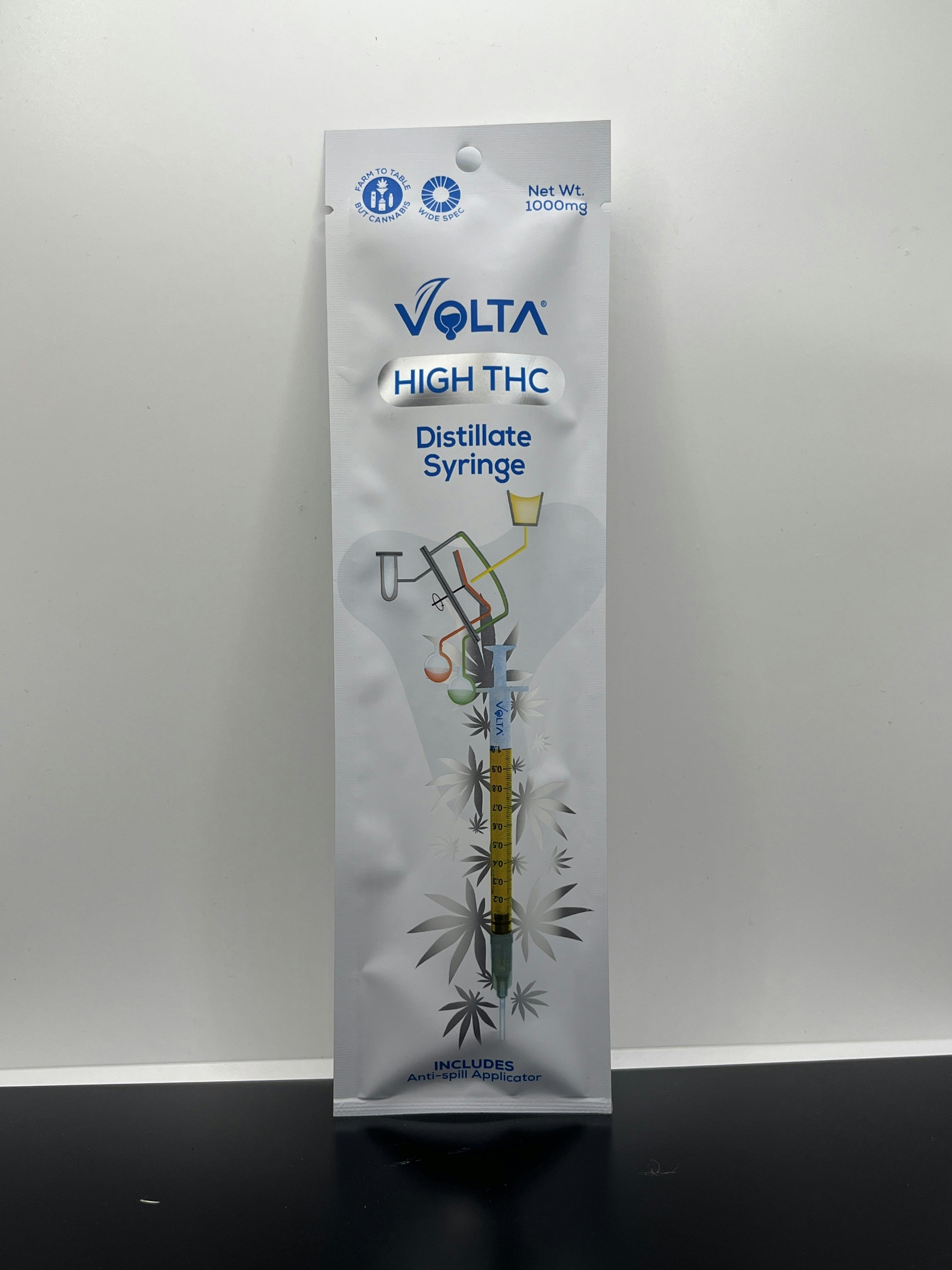 Volta | High THC 1000mg | Distillate Syringe