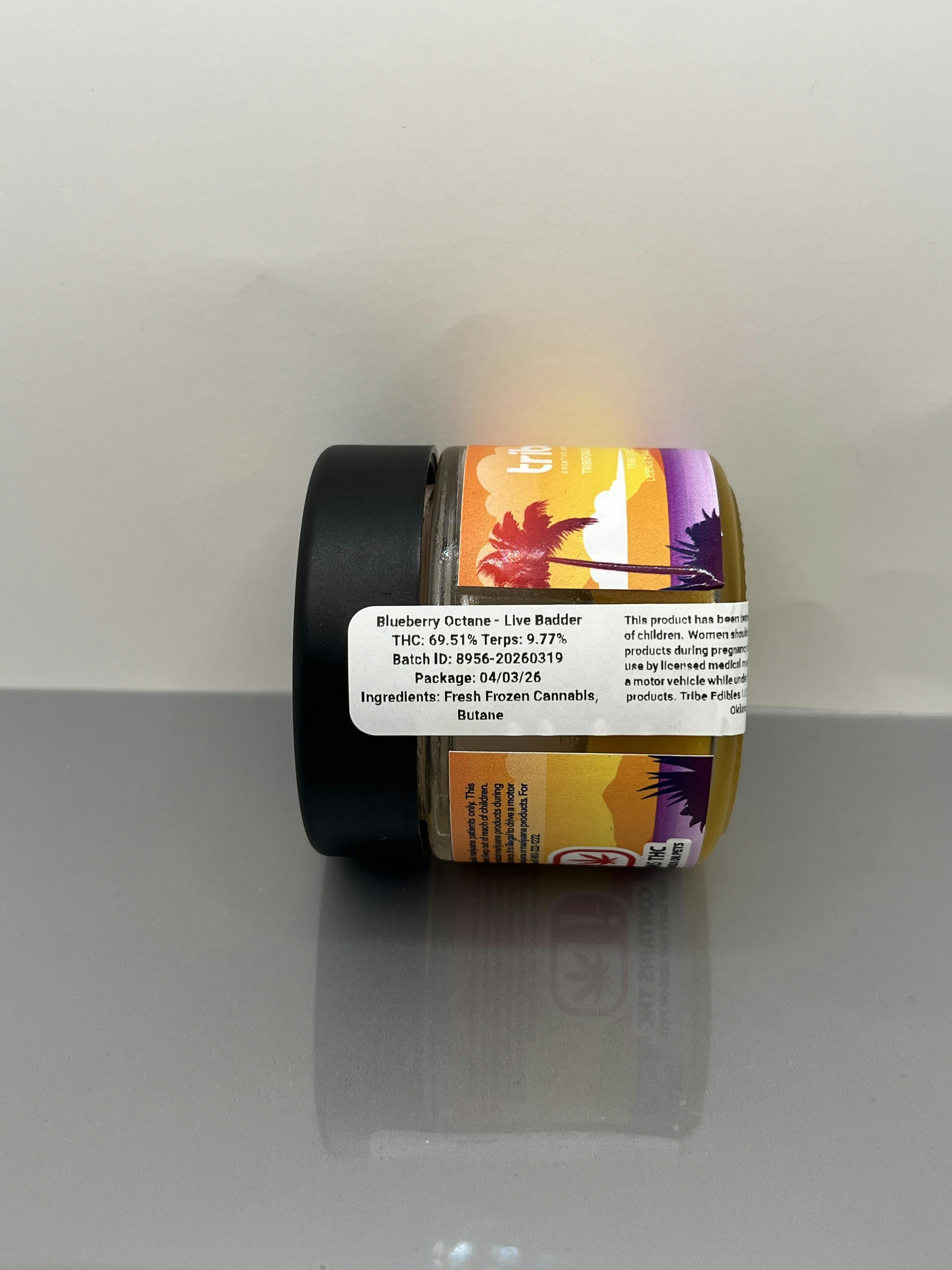 Tribe | 28G Live Resin Jar | Blueberry Octane
