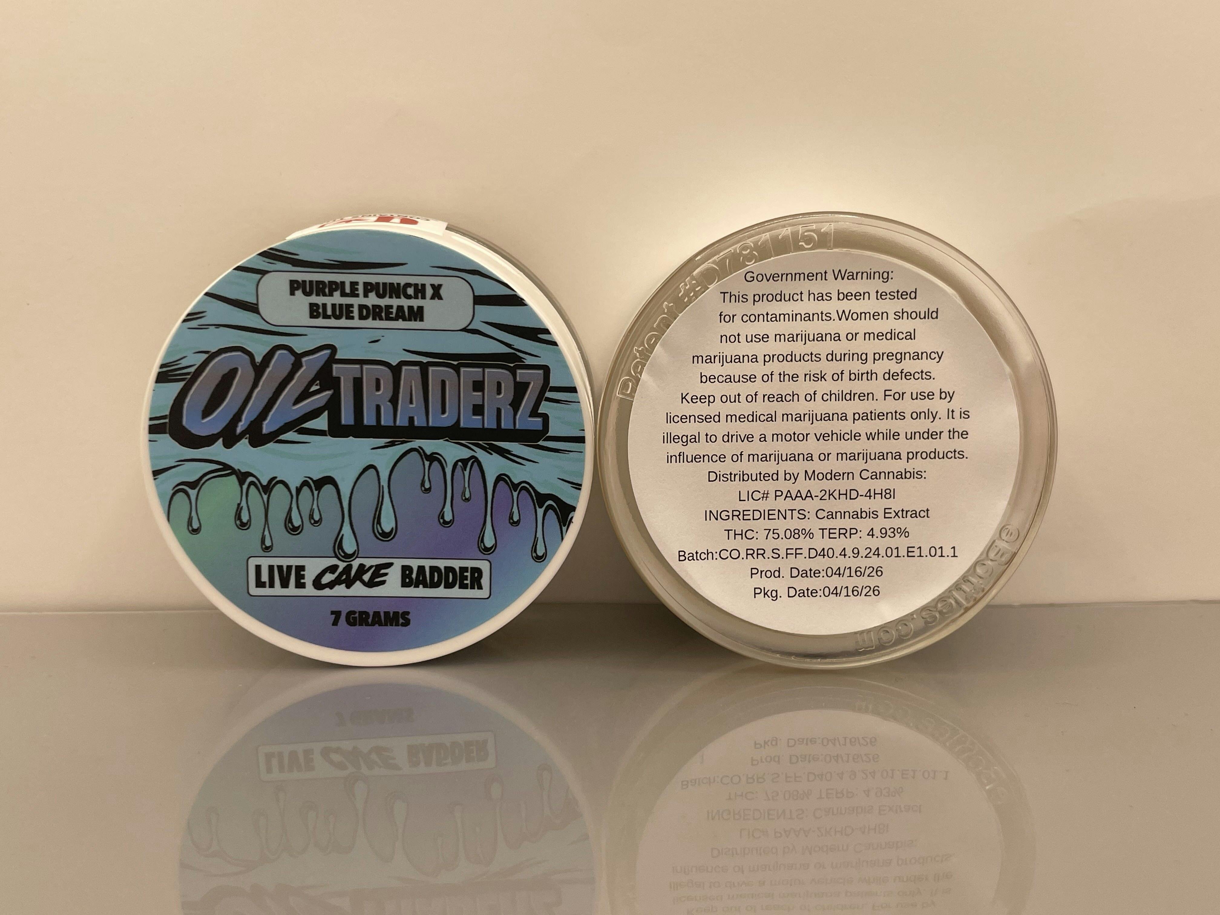 Oil Traderz | 7G Live Resin Jar | Purple Punch x Blue Dream