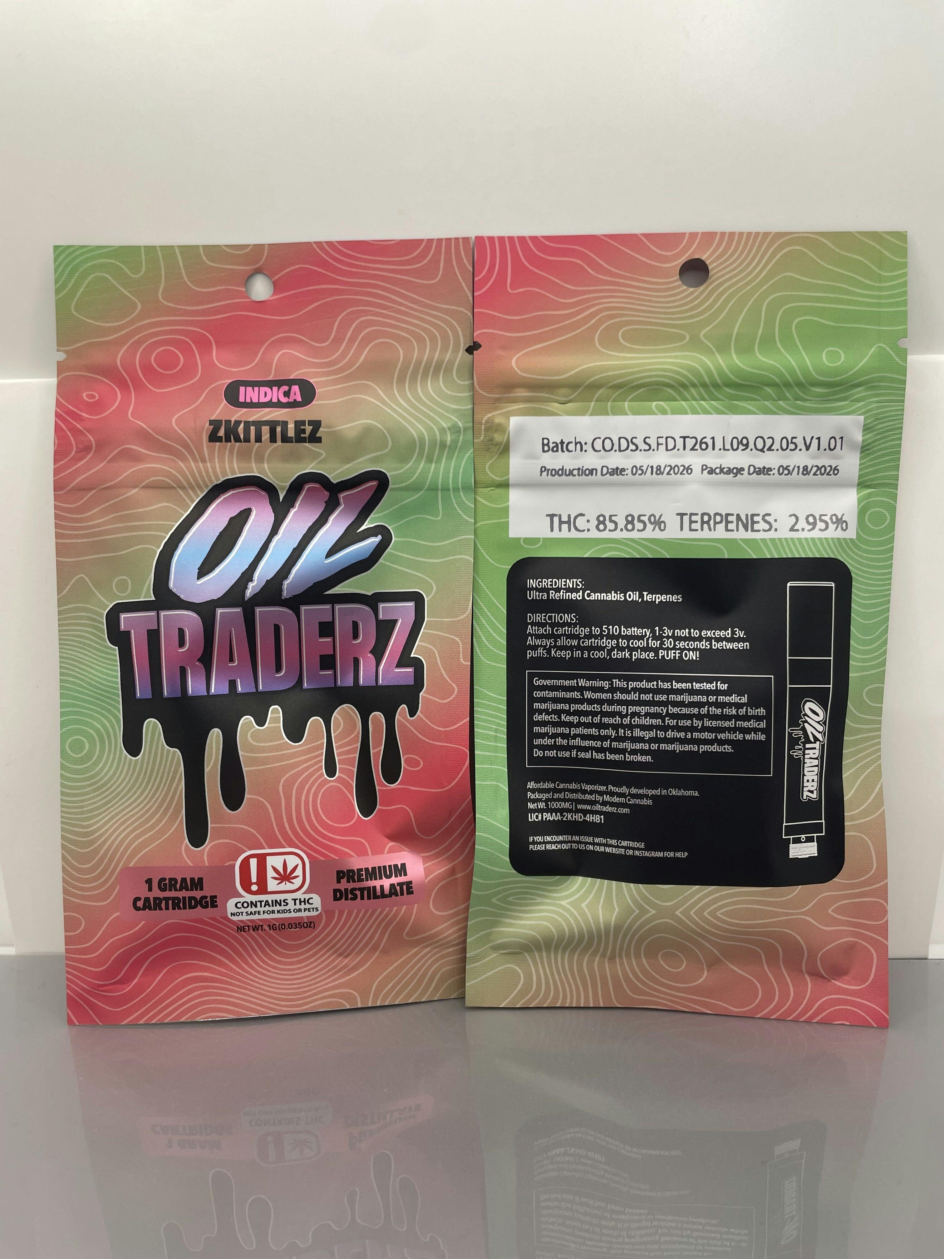 Oil Traderz | 1G Distillate Cart | Zkittlez