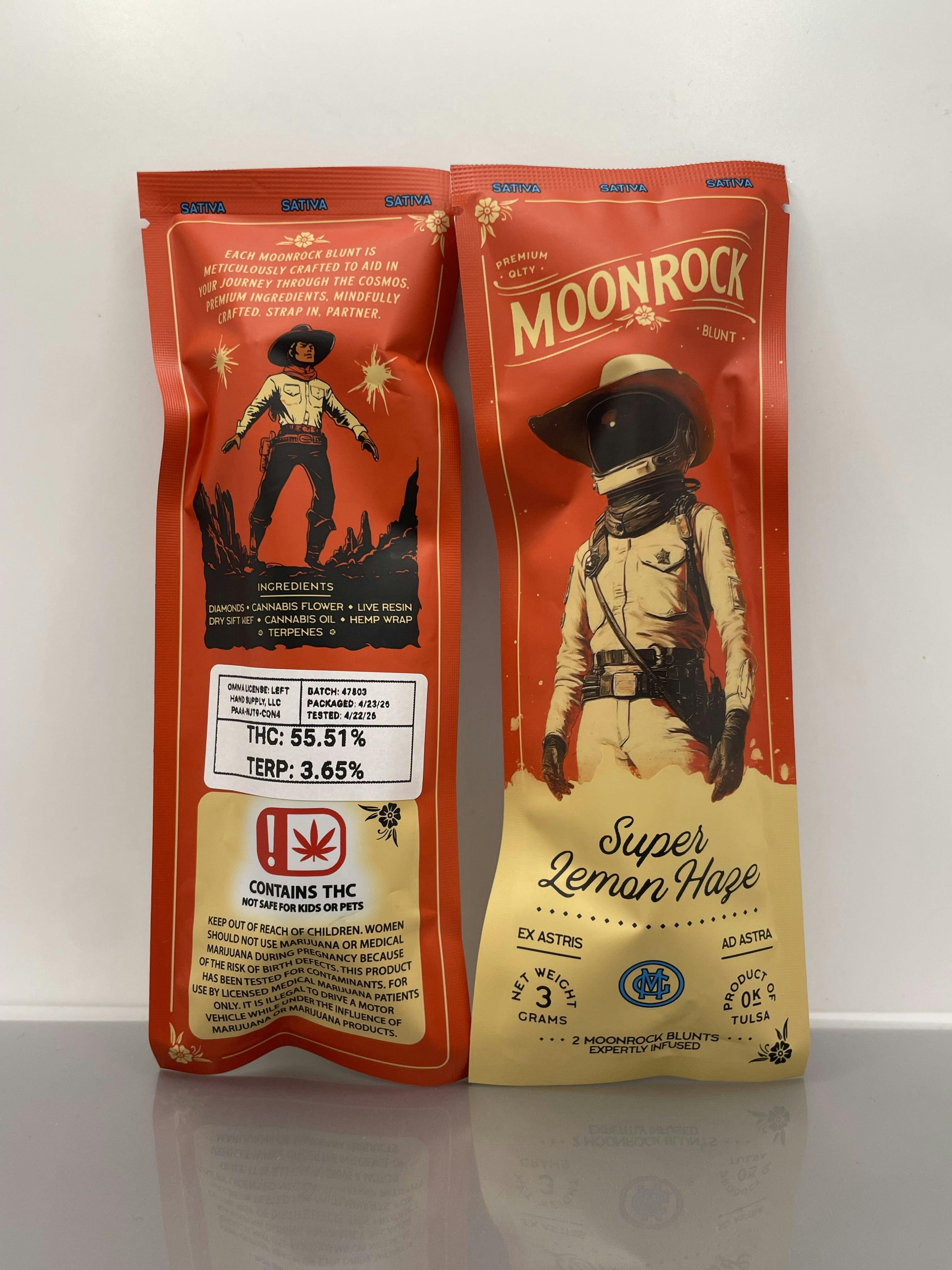 Mello Gold | Super Lemon Haze | Moonrock Infused Blunts | 1.5g each | 2pk by Mello Gold