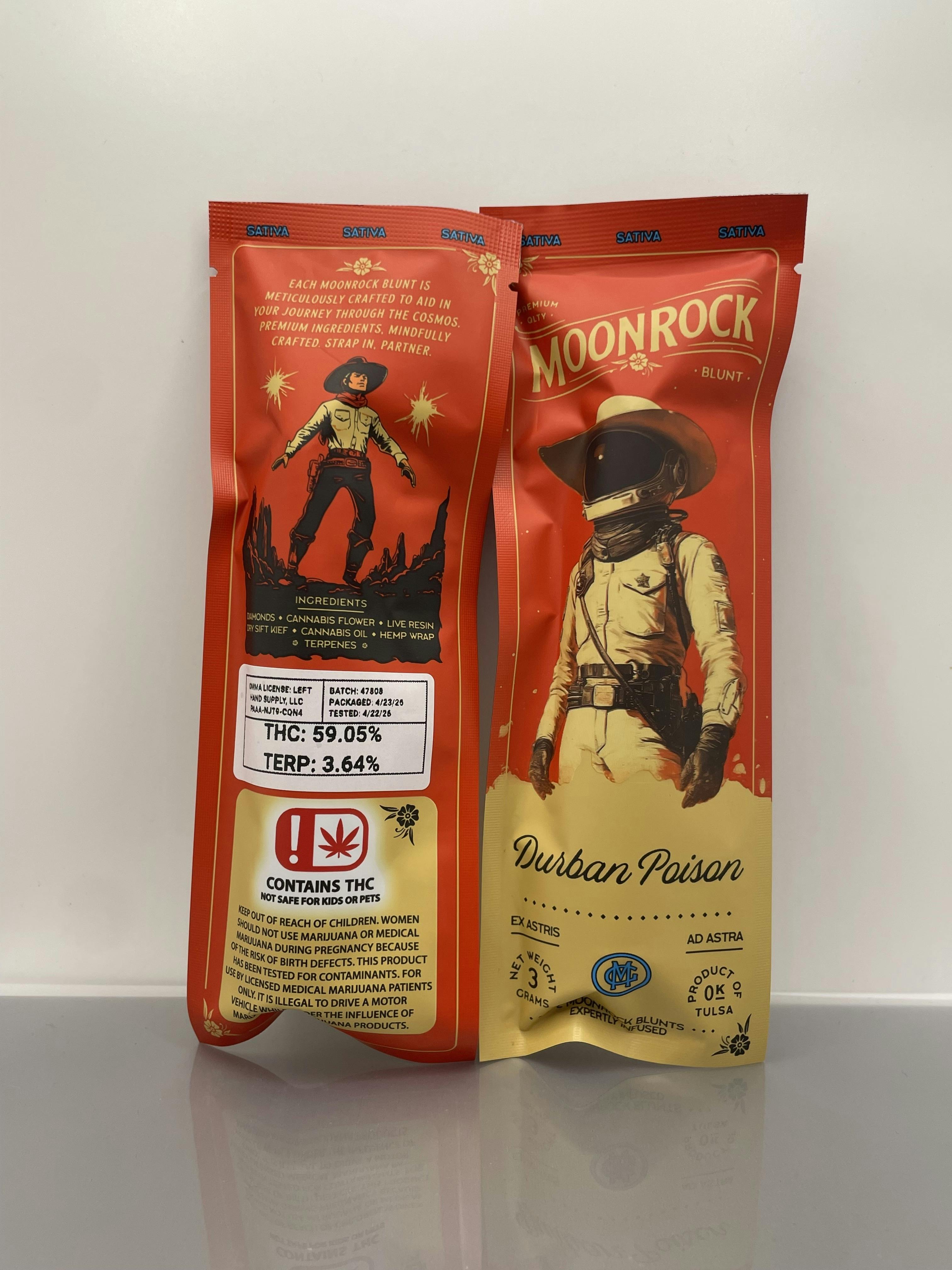 Mello Gold | Durban Poison | Moonrock Infused Blunts | 1.5g each | 2pk by Mello Gold