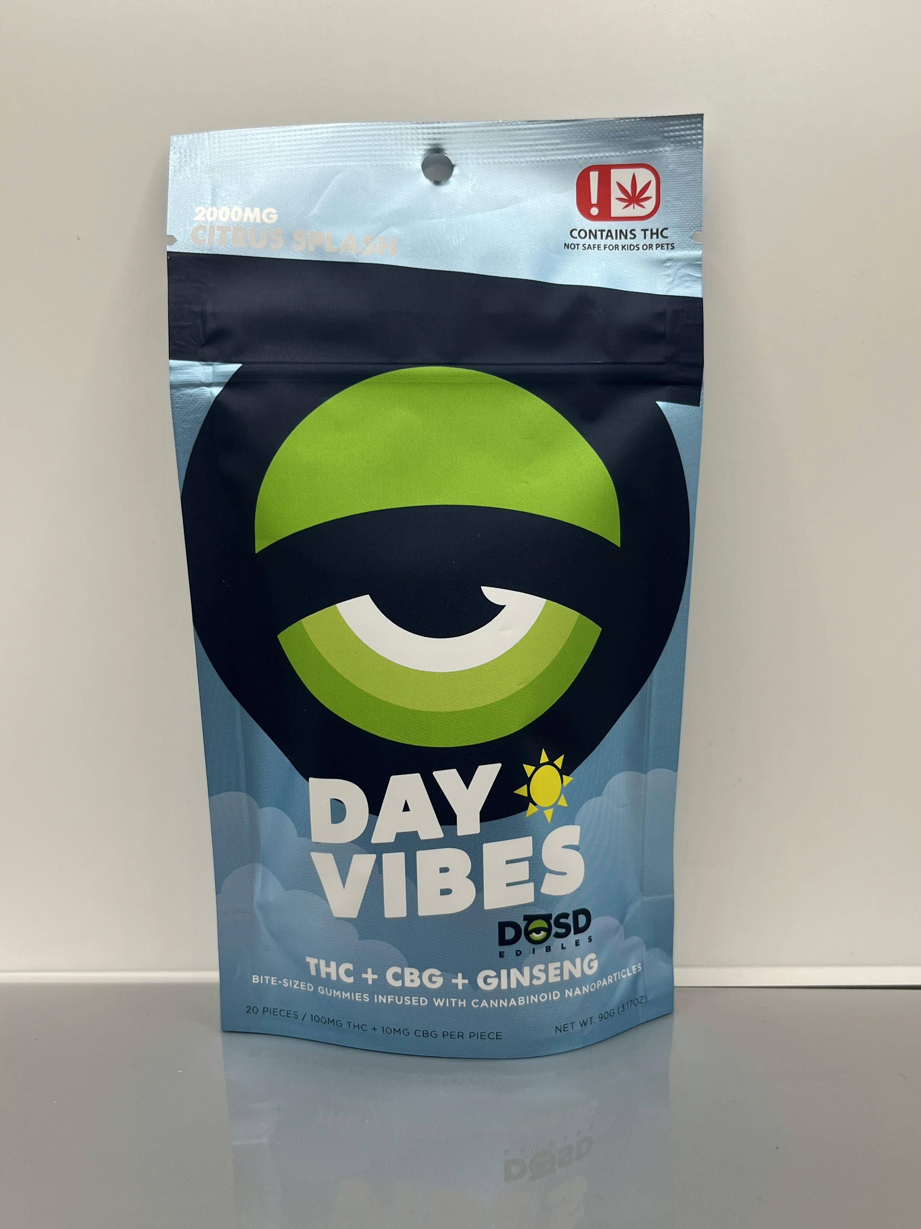 DOSD | 2000Mg Gummies | DAY VIBES | Citrus Splash
