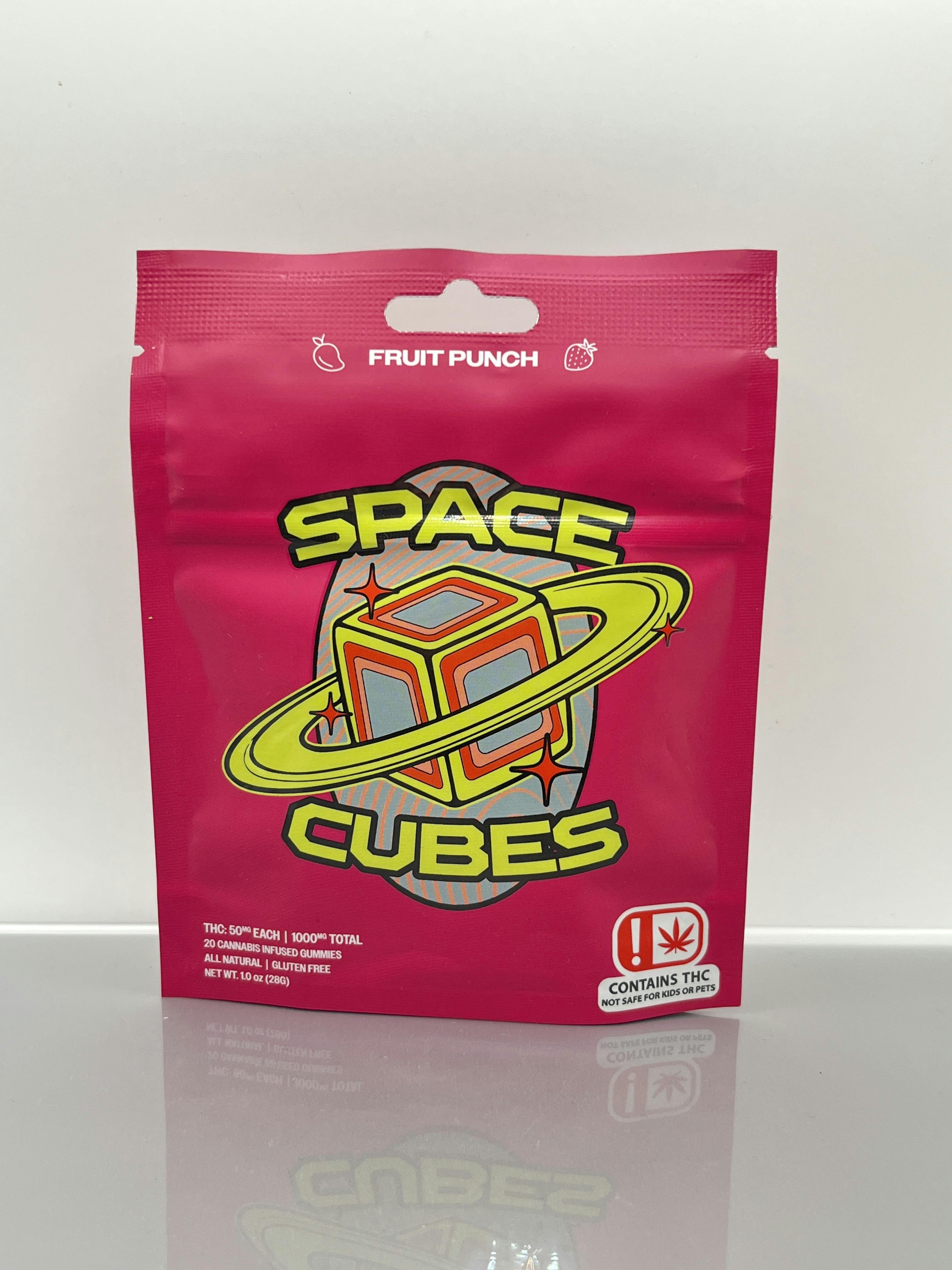 Space Cube | 1000MG Gummies | Fruit Punch