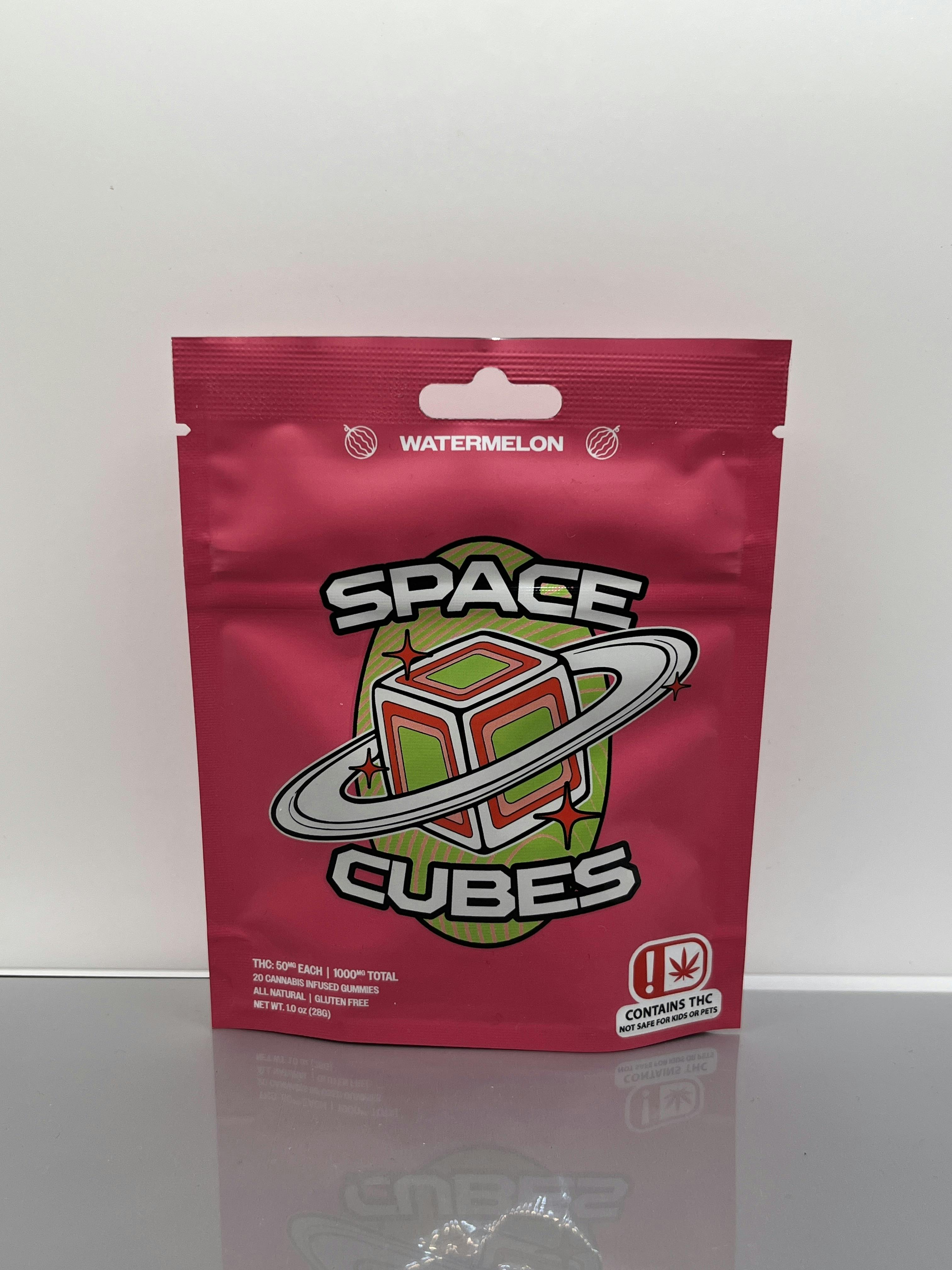 Space Cube | 1000MG Gummies | Watermelon