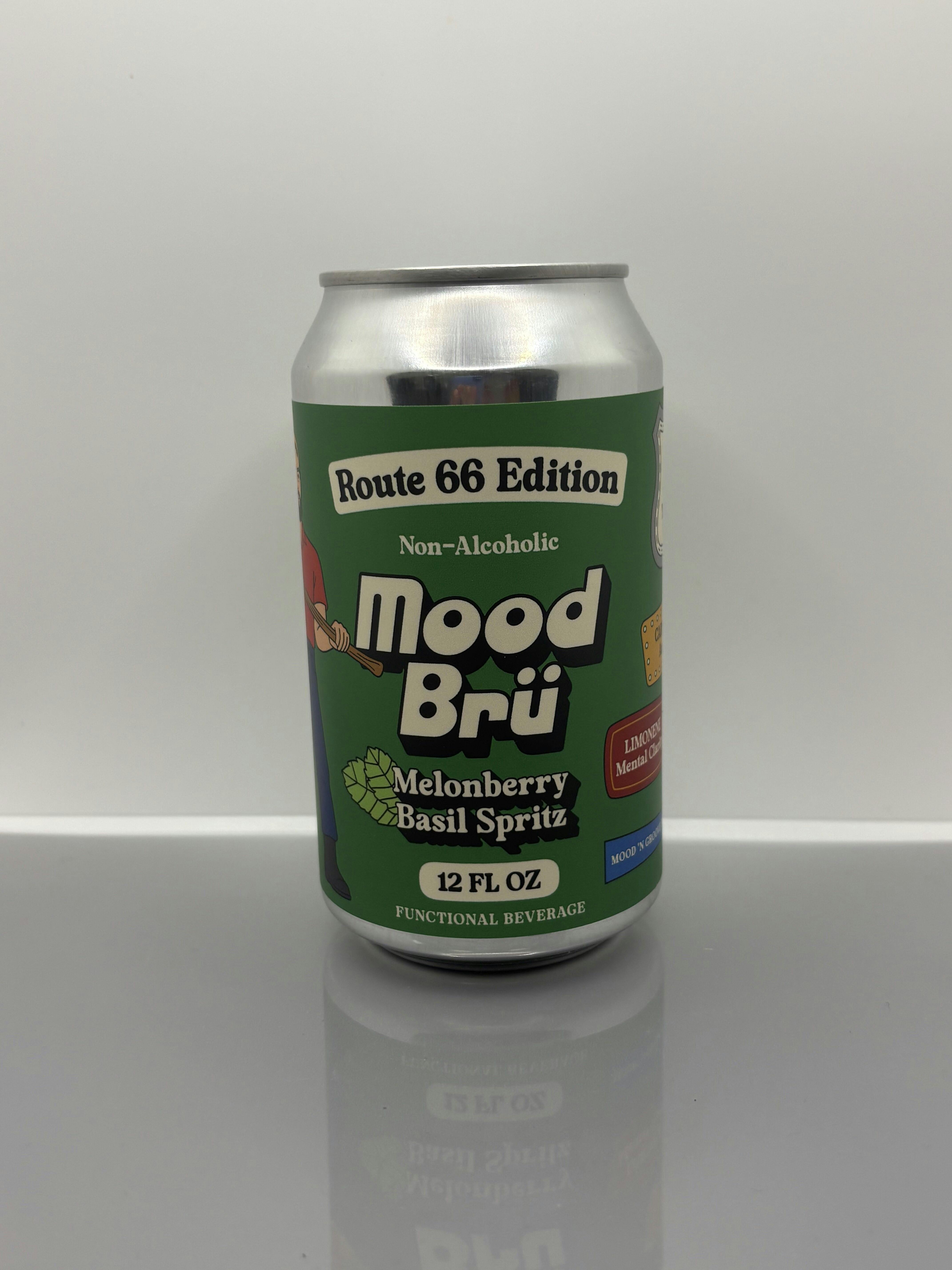 Mood Bru | Focus | Terpene Drink | Melonberry Basil Spritz