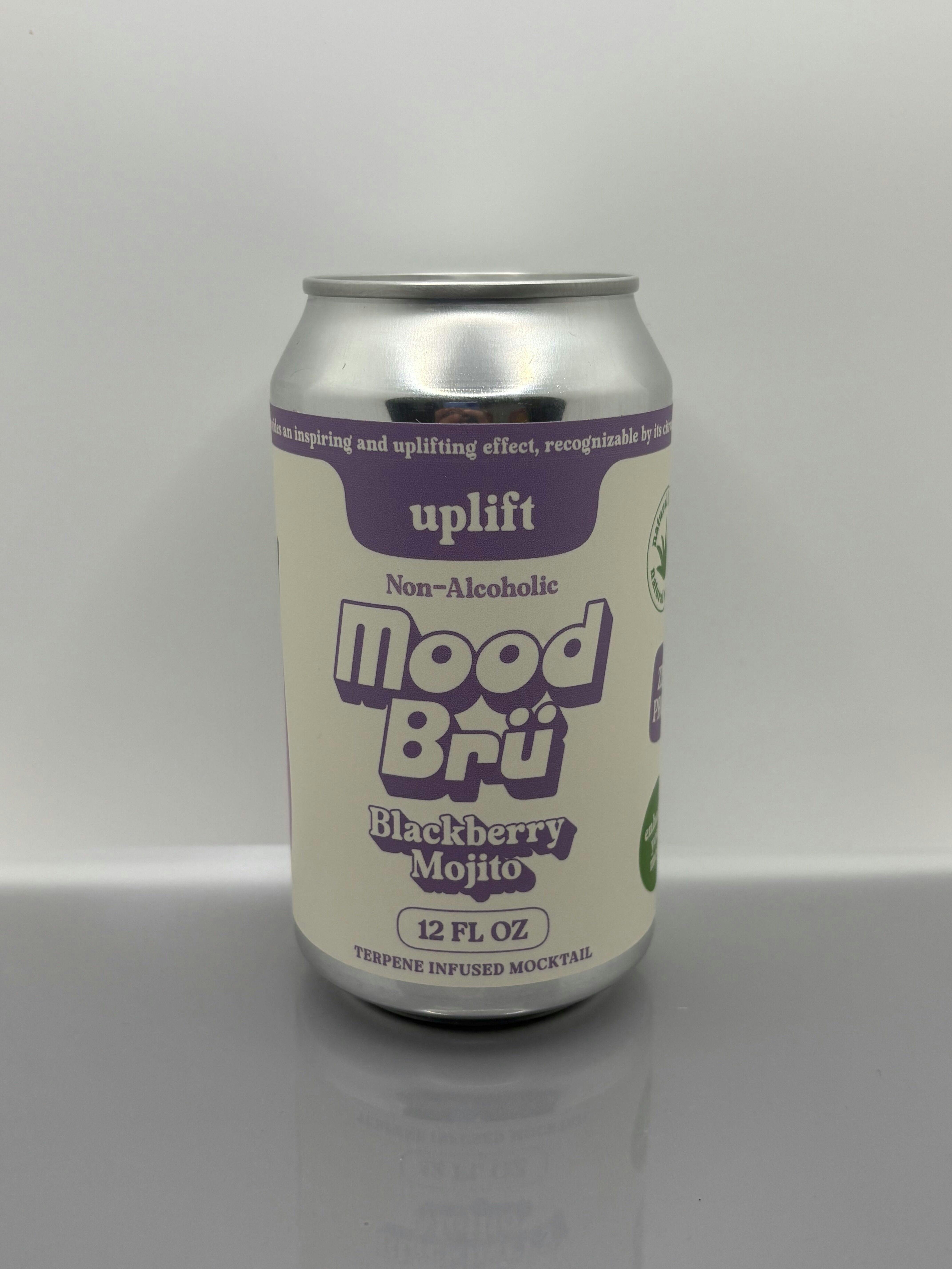 Mood Bru Uplifting Terpene Drink Blackberry Mojito