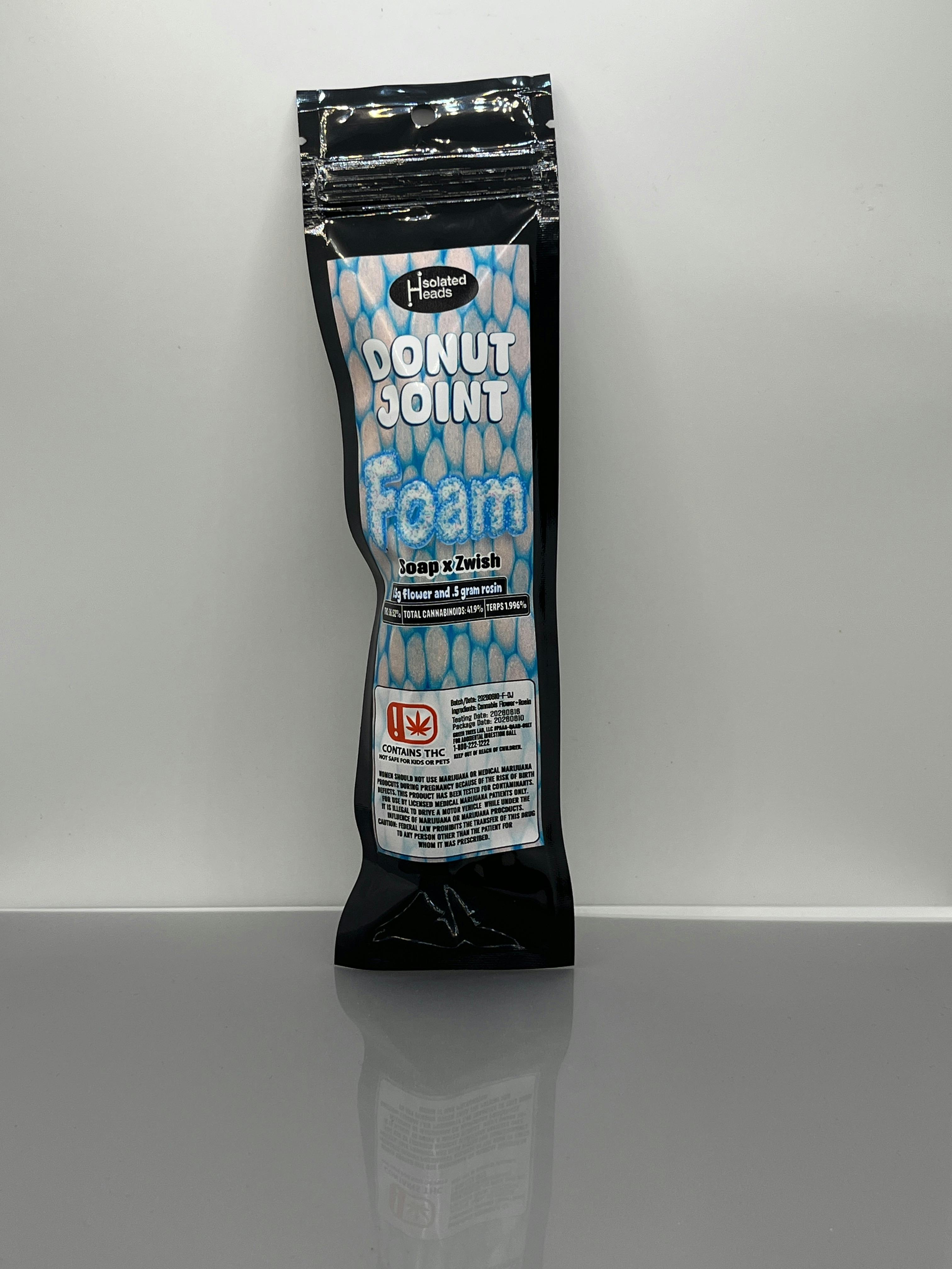 Isolated Heads | Rosin Infused Preroll | Foam