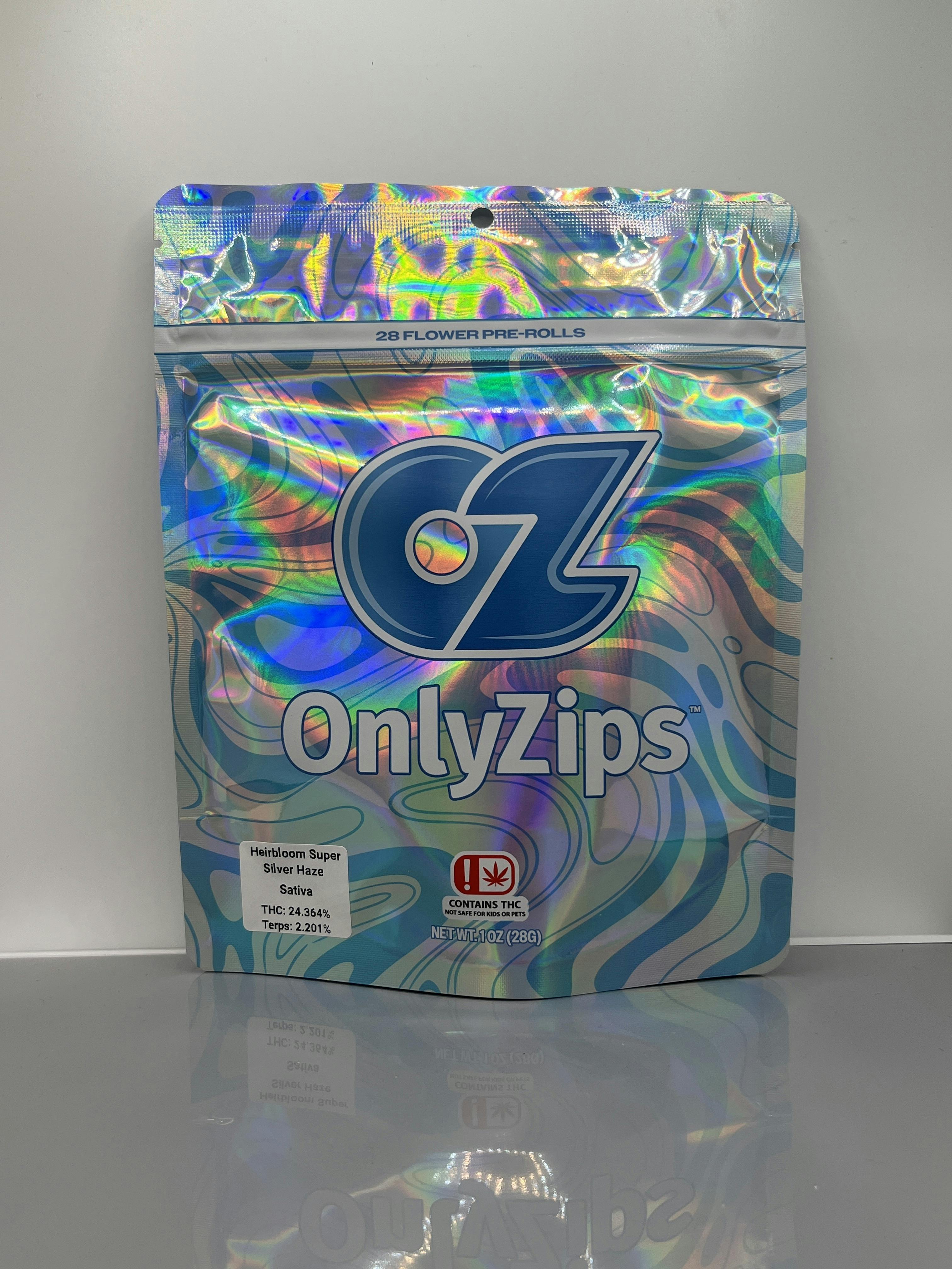 Onlyzips Nip Heirbloom Super Silver Haze
